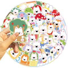 Sticker-Set - West Highland Terrier (10/30/50 Stück)