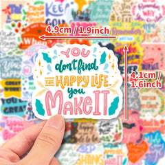 Sticker-Set - 50 Motivierende Aufkleber
