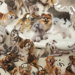 Sticker-Set - 50 Hunde für Kinder