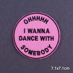 Bügelaufkleber - Power Schrift