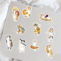 Sticker-Set - 64 Katzen