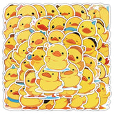 Sticker-Set - Gelbe Enten (10/30/50 Stück)