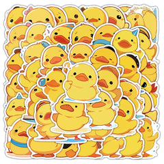 Sticker-Set - Gelbe Enten (10/30/50 Stück)
