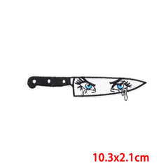 Bügelaufkleber - Messer zum Aufbügeln