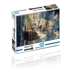 1000 Teile Puzzle - Segelschiffe