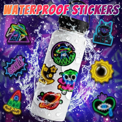 Sticker-Set - 50 Neon-Lichter