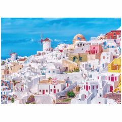 1000 Teile Puzzle - Santorini Stadt