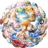 Sticker-Set - 50 Welt in Flaschen