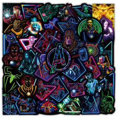 Sticker‑Set - Disney Marvel Neon‑Sticker (10‑100 Stk.)