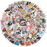 Sticker-Set - 50 Labubu Cartoon