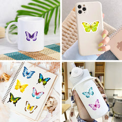 Sticker-Set - 50 Schmetterlinge