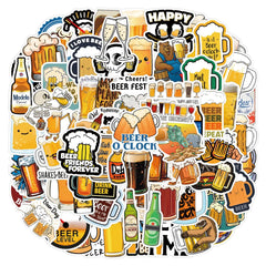 Sticker‑Set - Bier Cartoon‑Sticker (10‑110 Stk.)