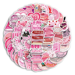 Sticker‑Set - Rosa Girls Aesthetic‑Sticker (10‑60 Stk.)