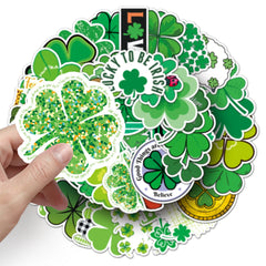 Sticker-Set - Vierblättriges Kleeblatt (10/30/50 Stück)