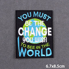 Bügelaufkleber - Power Schrift