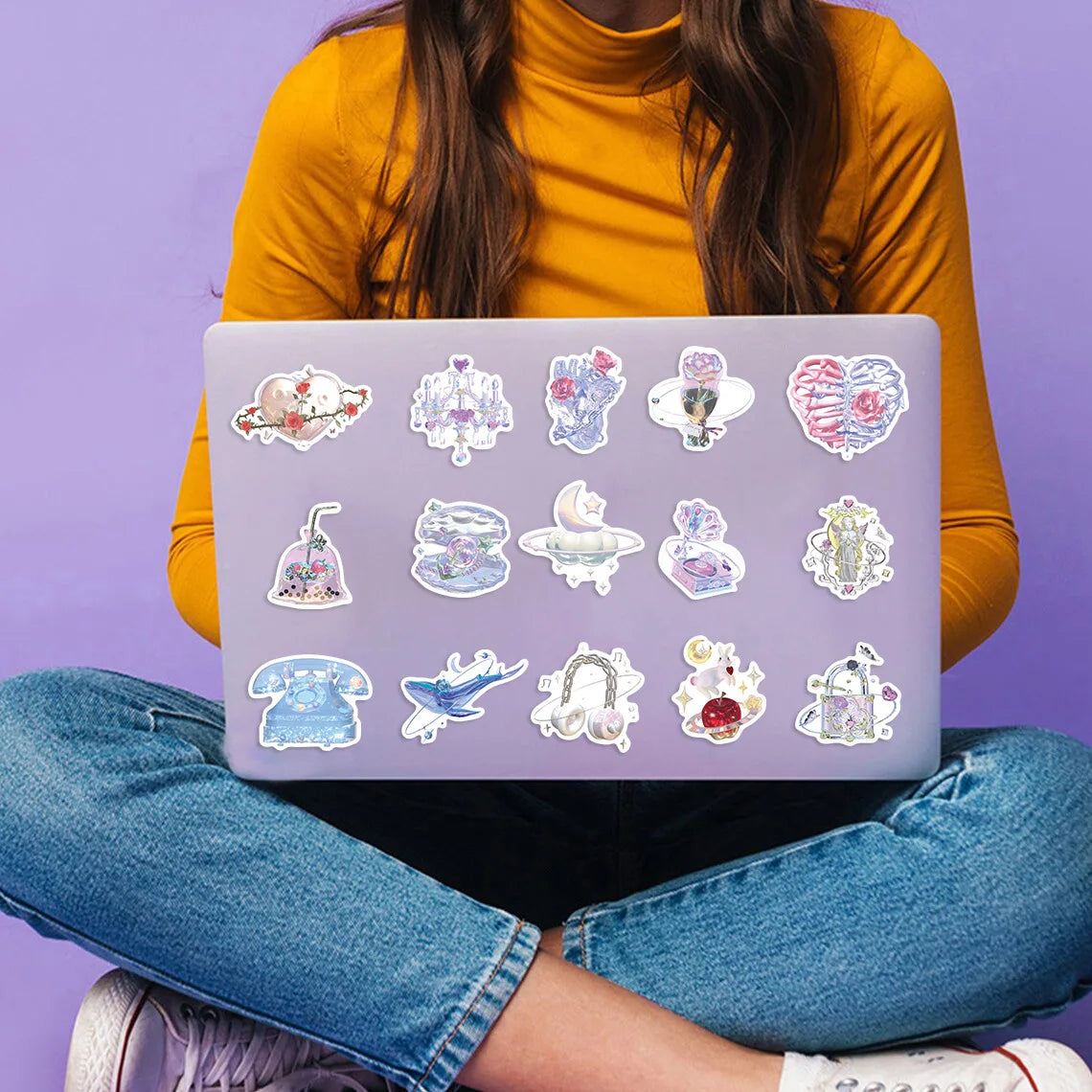 Sticker‑Set - Traumhafte Kristall‑Sticker (10‑50 Stk.)