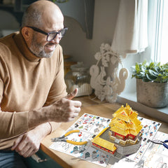 3D Metall-Puzzle - Wachturm der Verbotenen Stadt