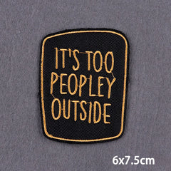 Bügelaufkleber - Spanischer Spruch