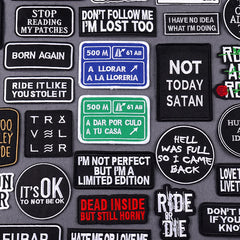 Bügelaufkleber - Spanischer Spruch