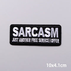 Bügelaufkleber - Slogan