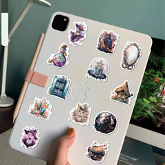 Sticker-Set - 50 Halloween-Hexen