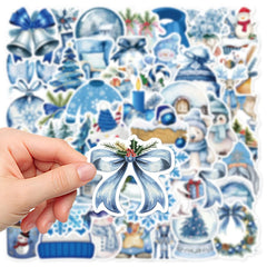 Sticker‑Set - Winter‑Sticker Blaues Set (10‑50 Stk.)