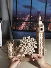 3D Holz-Puzzle - Big Ben mit Uhr