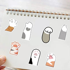 Sticker-Set - 61 Katzenpfoten