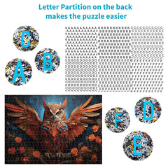 1000 Teile Puzzle - Nachteule