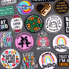 Bügelaufkleber - Power Schrift