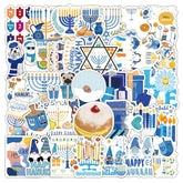 Sticker‑Set - Hanukkah Graffiti‑Sticker (10‑50 Stk.)