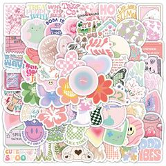 Sticker‑Set - VSCO Cartoon‑Sticker Mix (10‑100 Stk.)