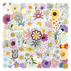 Sticker-Set - Gänseblümchen (10/30/50/110 Stück)