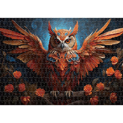 1000 Teile Puzzle - Nachteule