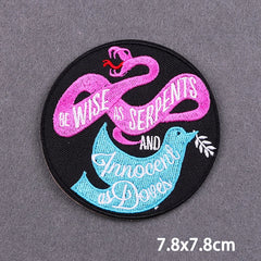 Bügelaufkleber - Schlange