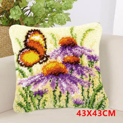 Knüpfset - Tier‑Cartoon Knüpfkissen‑Set