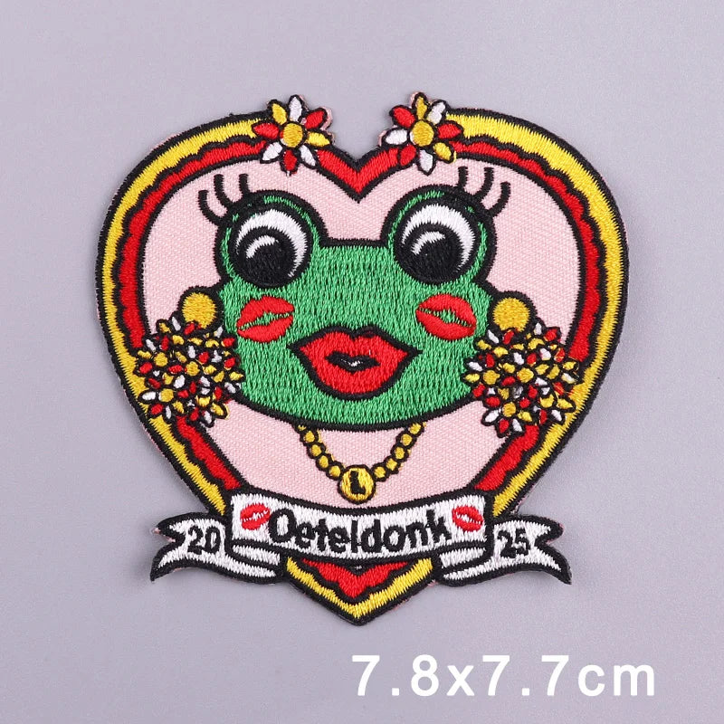Bügelaufkleber - Frosch