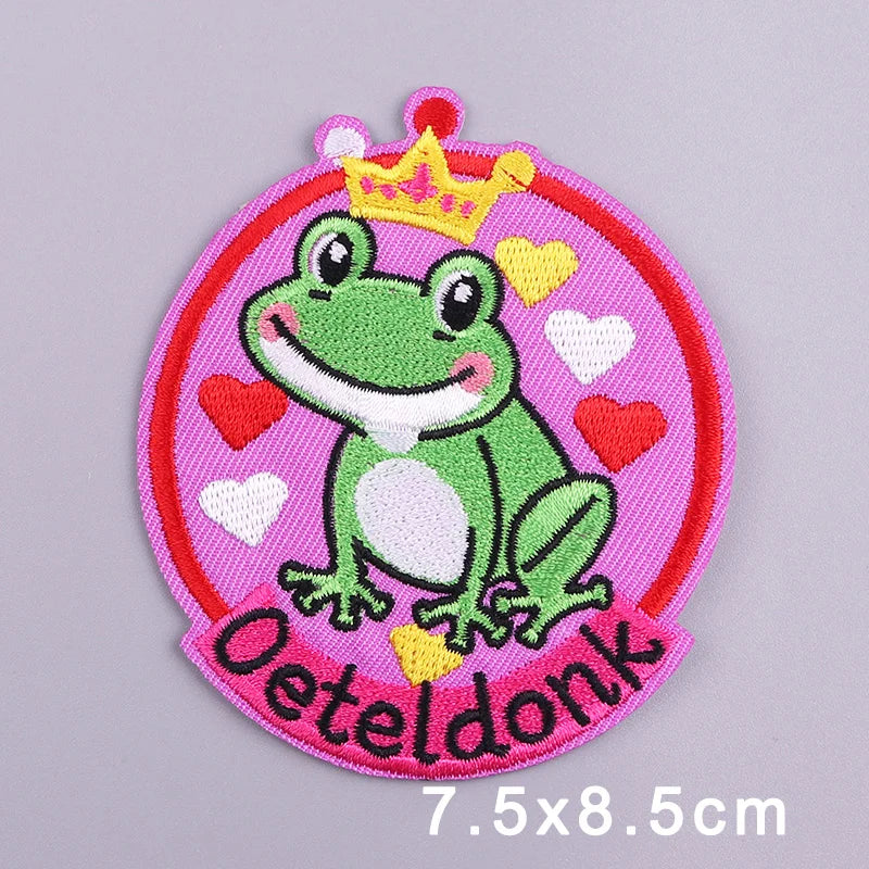 Bügelaufkleber - Frosch