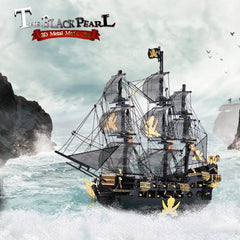 3D Metall-Puzzle - Black Pearl Schiff