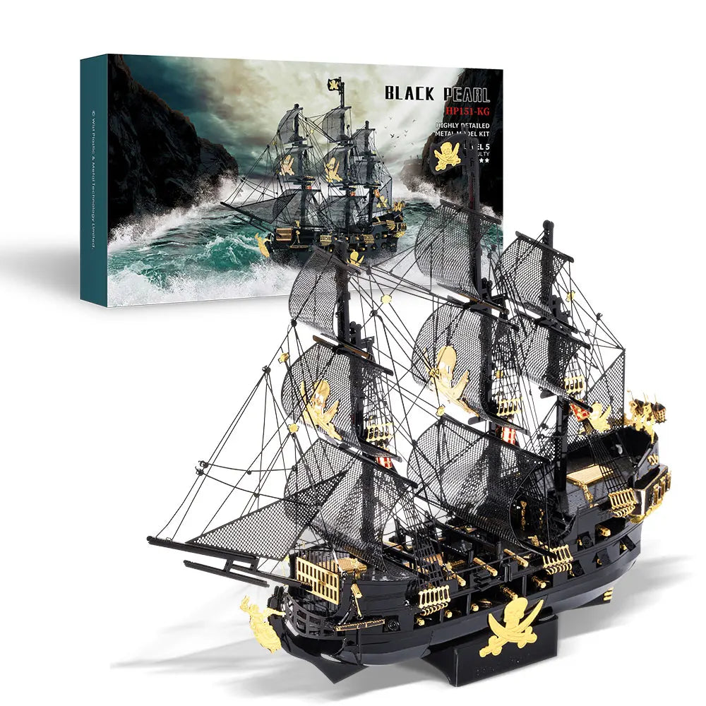 3D Metall-Puzzle - Black Pearl Schiff