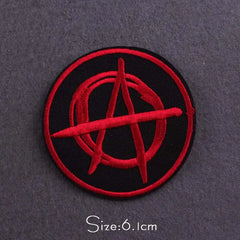 Bügelaufkleber - Hippie‑Motiv