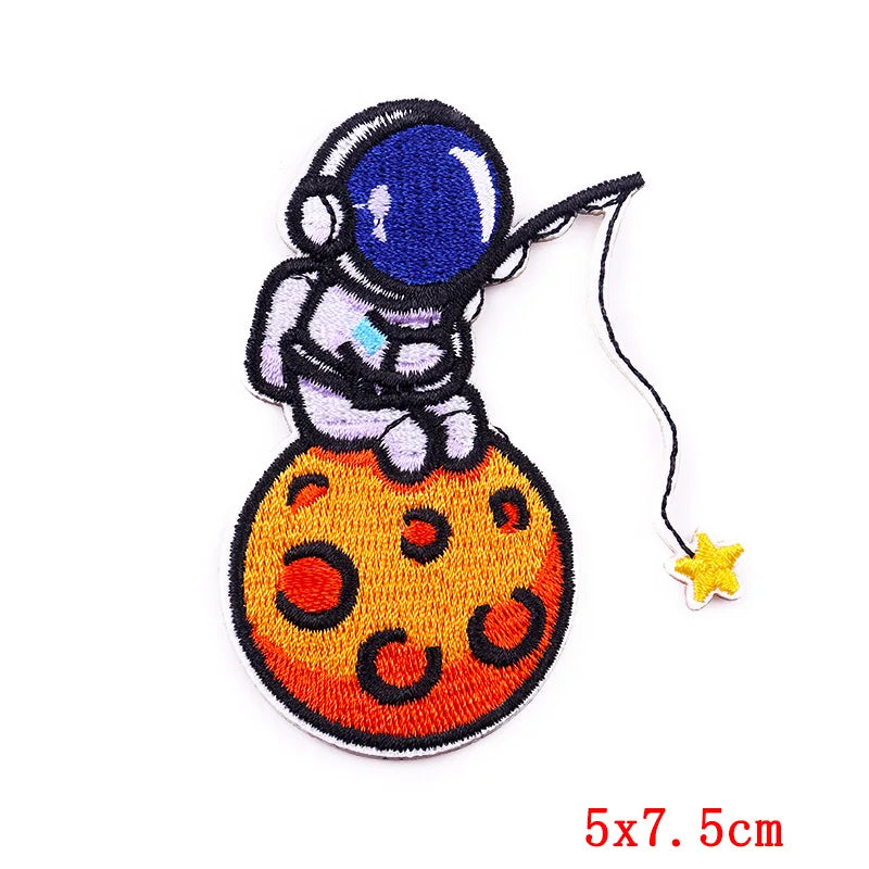 Bügelaufkleber - Astronaut