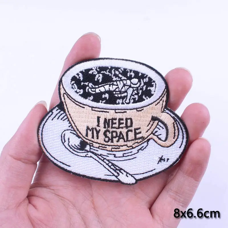 Bügelaufkleber - Camping