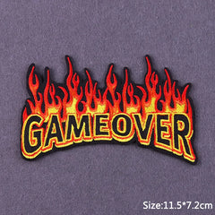 Bügelaufkleber - Schädel