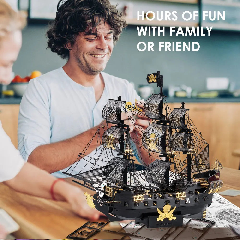 3D Metall-Puzzle - Black Pearl Schiff