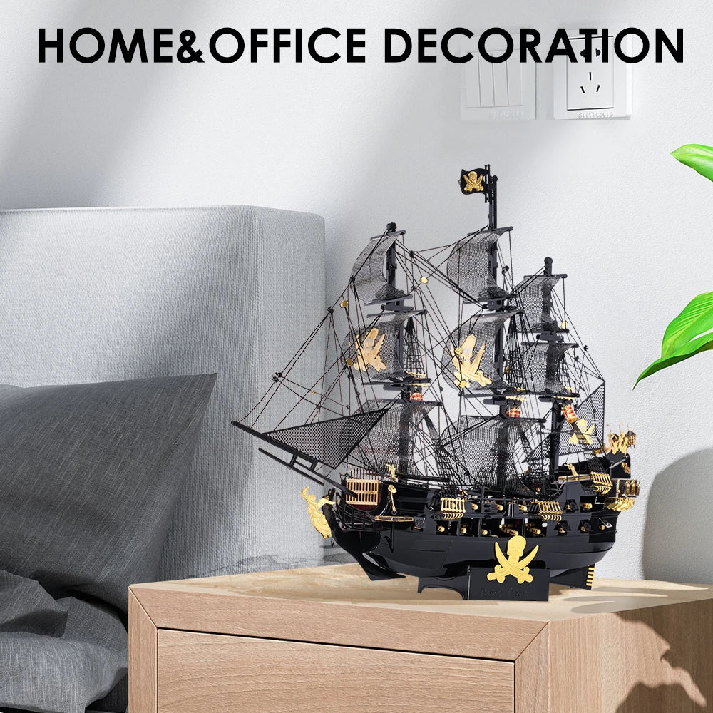 3D Metall-Puzzle - Black Pearl Schiff
