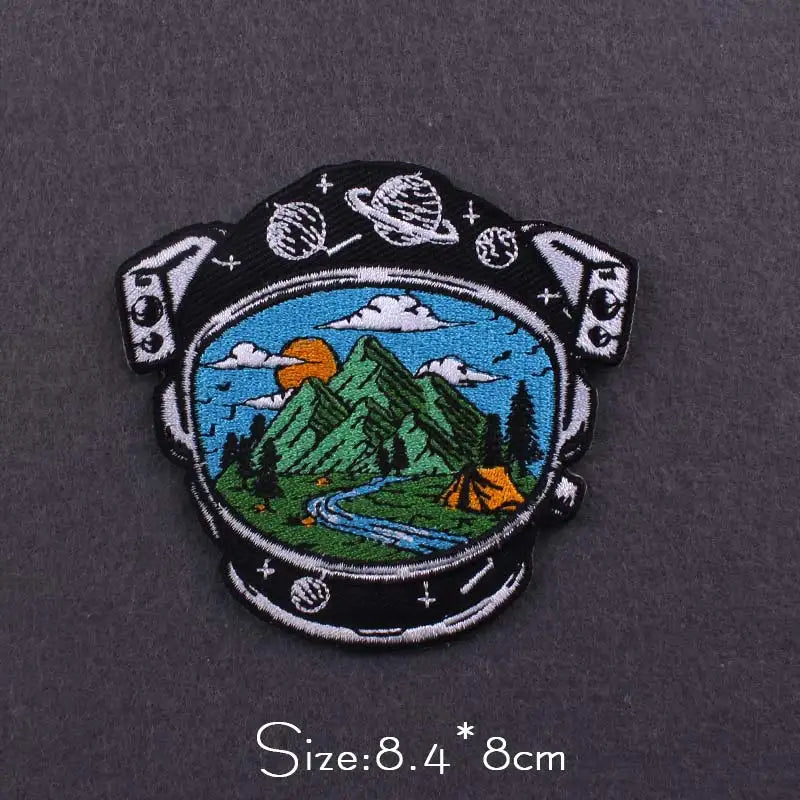 Bügelaufkleber - Wellenmotiv