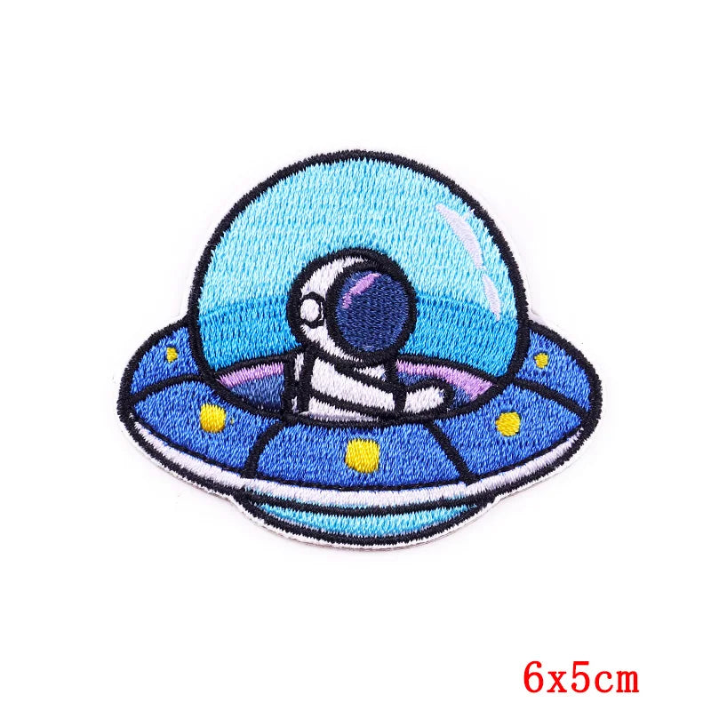 Bügelaufkleber - Astronaut