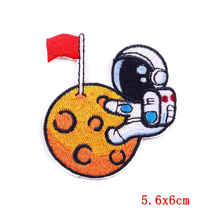 Bügelaufkleber - Astronaut