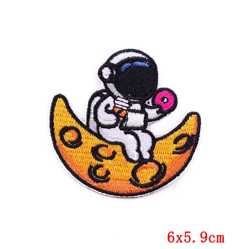 Bügelaufkleber - Astronaut